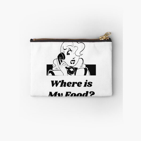 Item preview, 'Where is my food?' Angry Woman Design - Retro Illustration Design for T-shirts, mugs, phone cases and other accessories designed and sold by Ridiculam Toga.