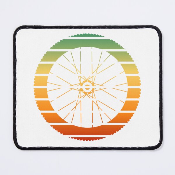 Item preview, Retro Sunset - Mountain Bike Wheel designed and sold by hijackhippo.