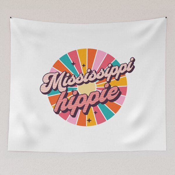 Item preview, Mississippi Hippie - Christmas Gift Idea For Hippies designed and sold by AlanPhotoArt.