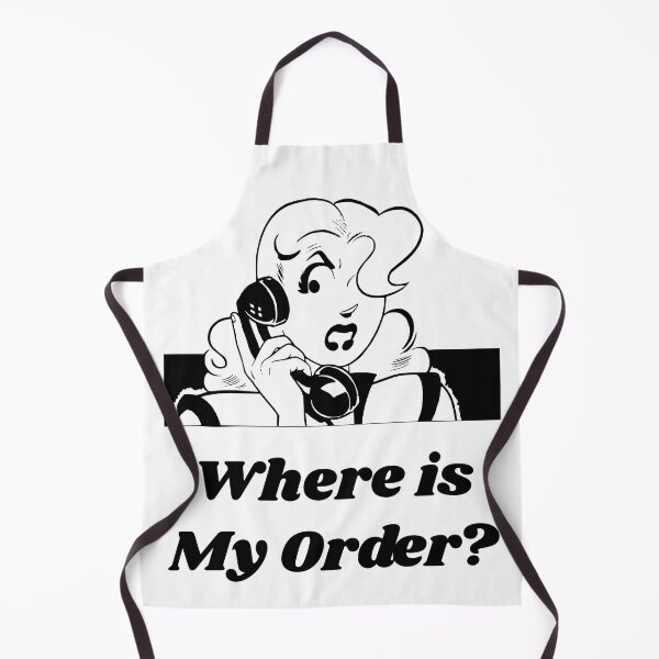 Item preview, 'Where is my order?' Angry Woman Design - Retro Illustration Design for T-shirts, mugs, phone cases and other accessories designed and sold by Ridiculam Toga.
