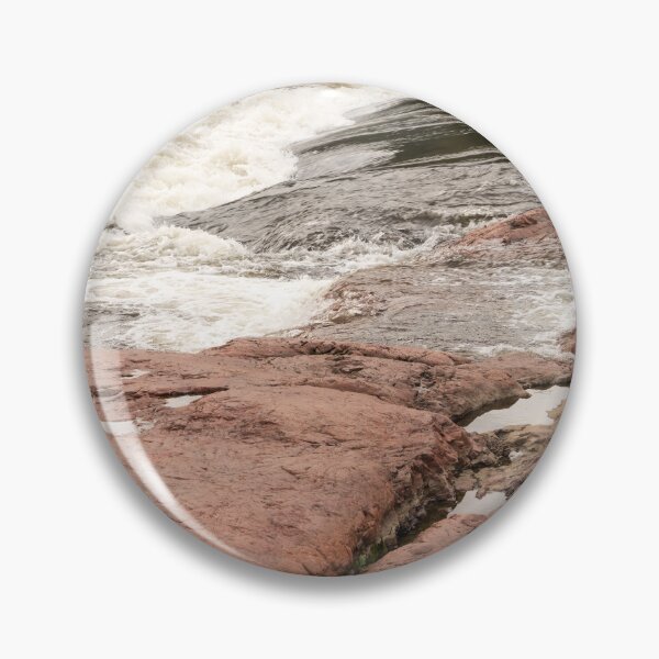 Item preview, Mississagi River Rush - Whitewater Rapids and Glorious Pink Granite designed and sold by Georgia Mizuleva.