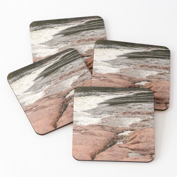 Item preview, Mississagi River Rush - Whitewater Rapids and Glorious Pink Granite designed and sold by Georgia Mizuleva.
