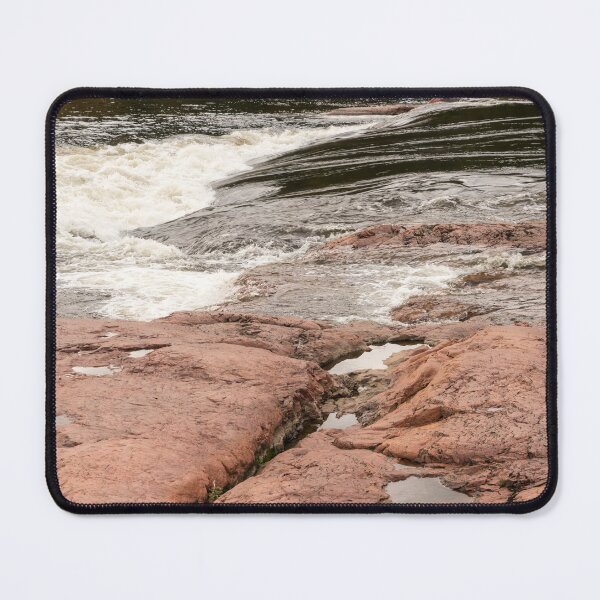 Item preview, Mississagi River Rush - Whitewater Rapids and Glorious Pink Granite designed and sold by Georgia Mizuleva.