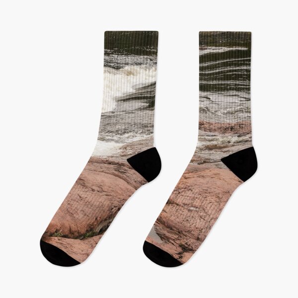 Item preview, Mississagi River Rush - Whitewater Rapids and Glorious Pink Granite designed and sold by Georgia Mizuleva.