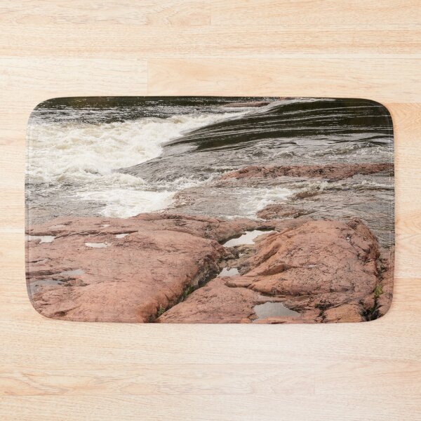 Item preview, Mississagi River Rush - Whitewater Rapids and Glorious Pink Granite designed and sold by Georgia Mizuleva.