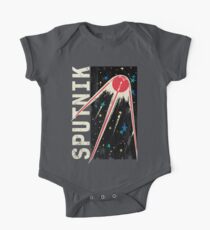 Sputnik Stars Short Sleeve Baby One-Piece