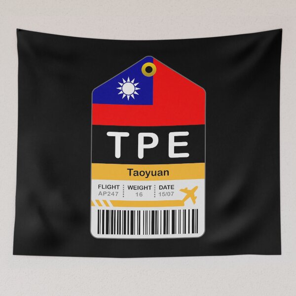 Artikelvorschau, Taoyuan Luggage Tag - Airport entworfen und verkauft von oclatikaz.