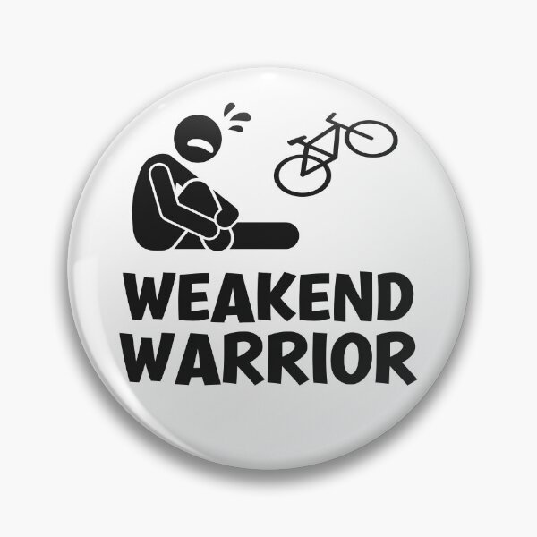 Item preview, Weakend Warrior - Cycling Humor designed and sold by hijackhippo.