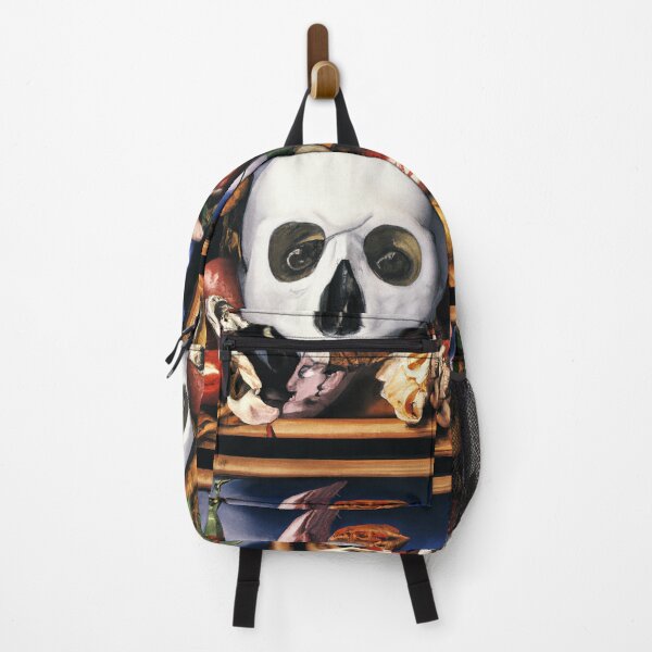 Item preview, skull and food still life designed and sold by Bakesales.