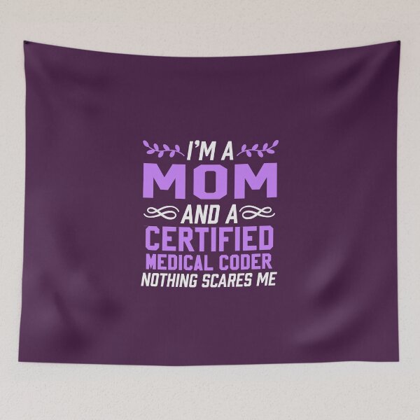 Item preview, Mom & Certified Medical Coder Nothing Scares Me  designed and sold by AlwaysAwesome.