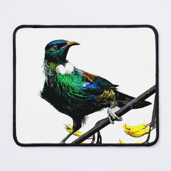 Item preview, New Zealand Tui, NZ Bird, Māori Bird, designed and sold by Uncommon Cents.