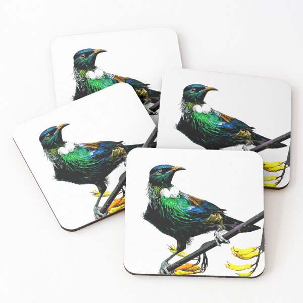 Item preview, New Zealand Tui, NZ Bird, Māori Bird,  designed and sold by Uncommon Cents.