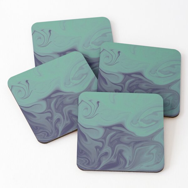 Item preview, Blue And Turquoise Liquid Art. Liquid Marble. Abstract Design. designed and sold by Jason123za.