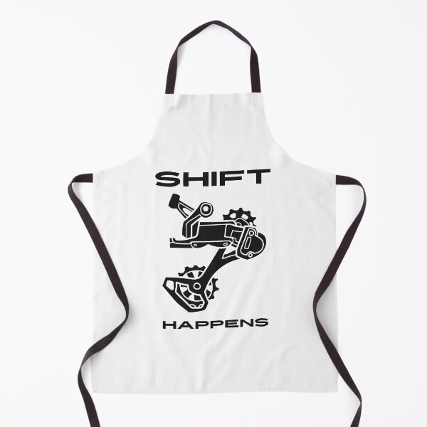 Item preview, Shift Happens - Mountain Biking Humor designed and sold by hijackhippo.