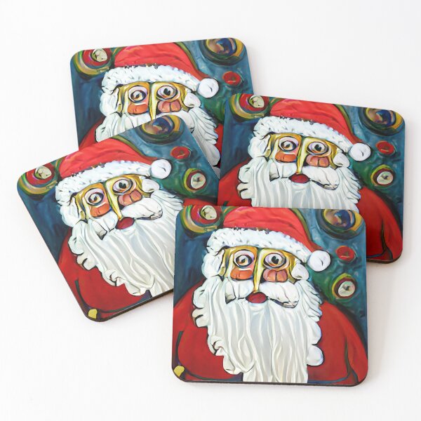 Item preview, Santa Claus in the style of Expressionism designed and sold by OddUnderground.
