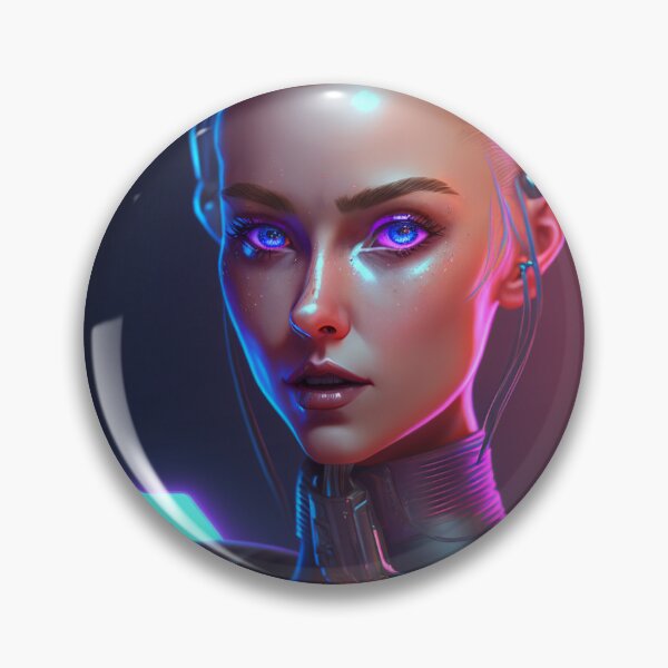 Artikelvorschau, Cyberpunk Cybernetic Hacker entworfen und verkauft von AICreateWorlds.