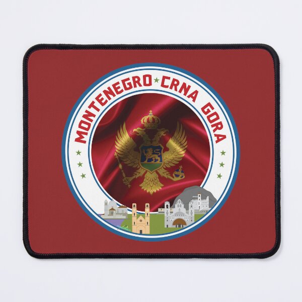 Item preview, MONTENEGRO Montenegrin Flag Crna Gora Sticker T-Shirt 01 designed and sold by OuterShellUK.