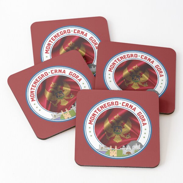 Item preview, MONTENEGRO Montenegrin Flag Crna Gora Sticker T-Shirt 01 designed and sold by OuterShellUK.