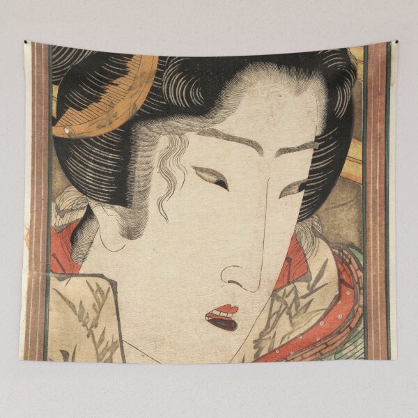 Item preview, Rejected Geisha from Passions Cooled by Springtime Snow by Keisai Eisen Japanese Edo period art woodblock stamp print vintage antique art oriental decoration designed and sold by Novel-ty.