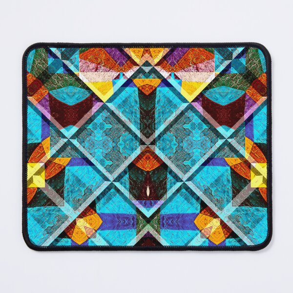 Item preview,  POWERFUL LUMINOUS RADIAL COSMIC LABYRINTH PATCHWORK -  SPIRITUAL AWAKENING CUBIC GEOMETRIC ART PATTERN IN DEEP* designed and sold by Ralek.