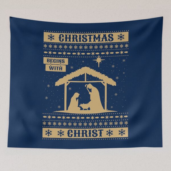Item preview, Christmas begins with Christ designed and sold by Yuzik.