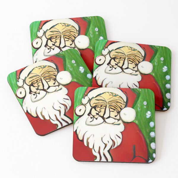 Item preview, Santa Claus in the style of Expressionism #2 designed and sold by OddUnderground.