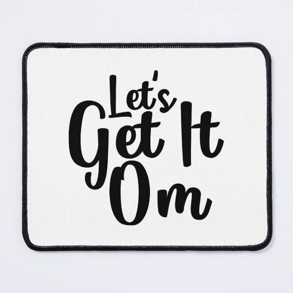 Item preview, Let's get it om - A greeting conveying the spirit of peace and love. designed and sold by Aetheriaworld.