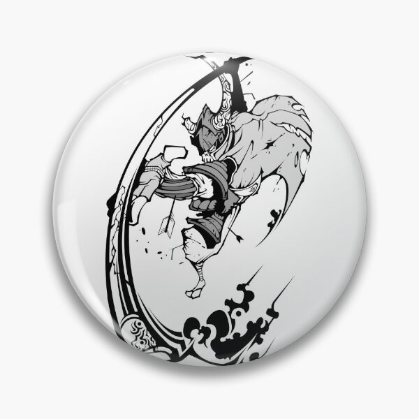 Item preview, Samurai with a Bo drawing  designed and sold by Your-Sensei.