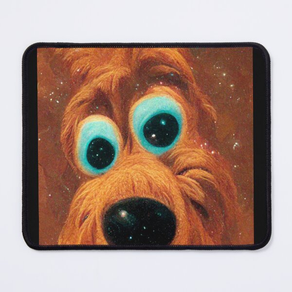 Item preview, Space orange dog, universe cartoon bill designed and sold by Paradigme.
