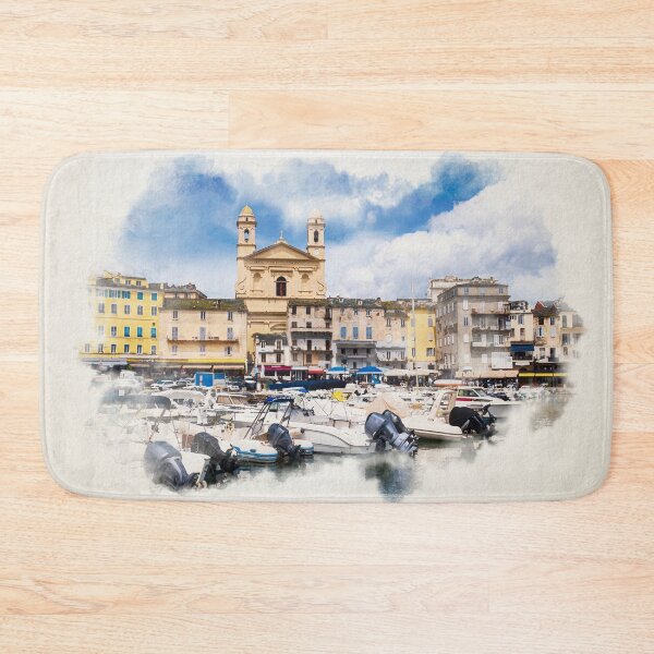 Artikelvorschau, Aquarell von église Saint Jean-Baptiste in Bastia entworfen und verkauft von FotoMahieu.