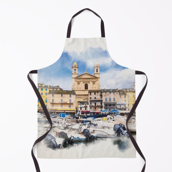 Item preview, Watercolor of église Saint Jean-Baptiste in Bastia designed and sold by FotoMahieu.