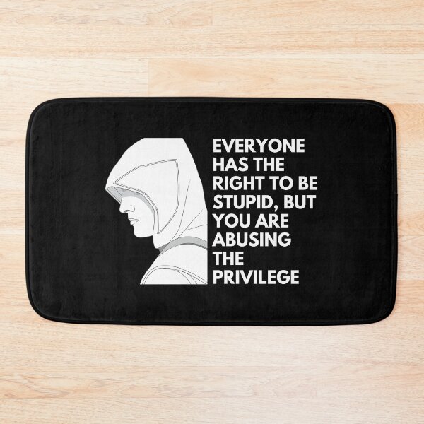 Item preview, Everyone has the right to be stupid, but you are abusing the privilege - Quotes Funny | Funny Sarcastic Sayings Funny Sayings designed and sold by FitBeast.