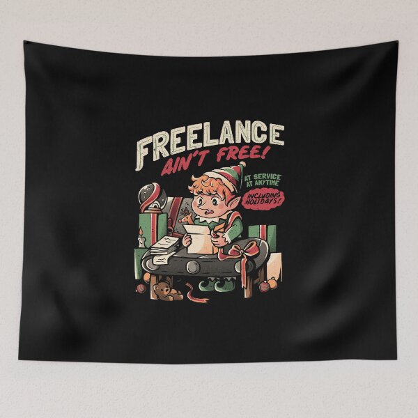 Item preview, Freelance Ain't Free - Funny Christmas Elf Gift designed and sold by EduEly.