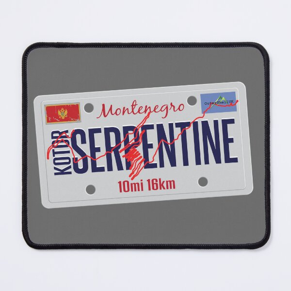 Item preview, Kotor Serpentine Cetinje Montenegro Motorcycle Cycle Sticker T-Shirt 02 designed and sold by OuterShellUK.
