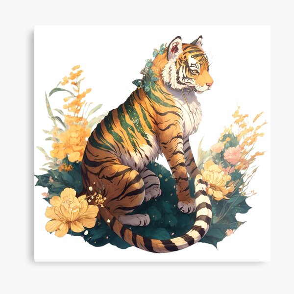 tiger heaven Metal Print