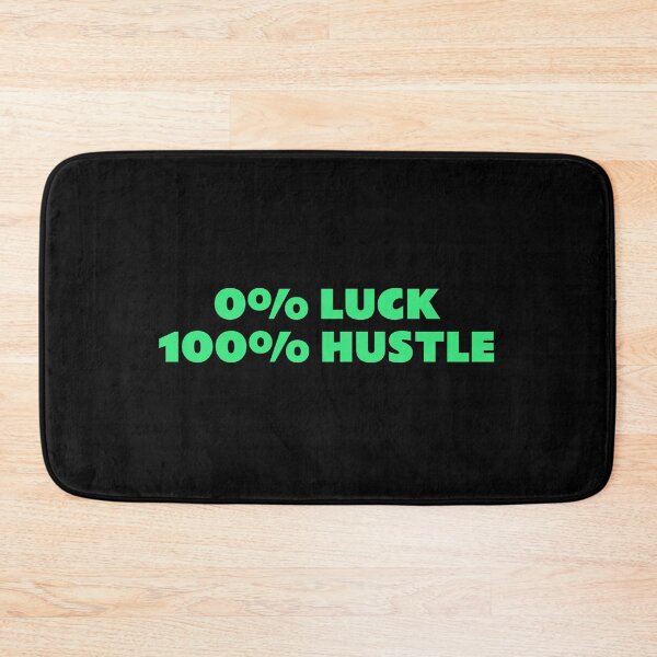 Item preview, Hard work motivational quotes  0% LUCK 100% HUSTLE   designed and sold by Inspirationmotivation.