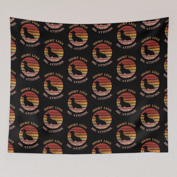 Item preview, Short Legs, Big Attitude. Vintage Dachshund Lover designed and sold by Rebel-Design.
