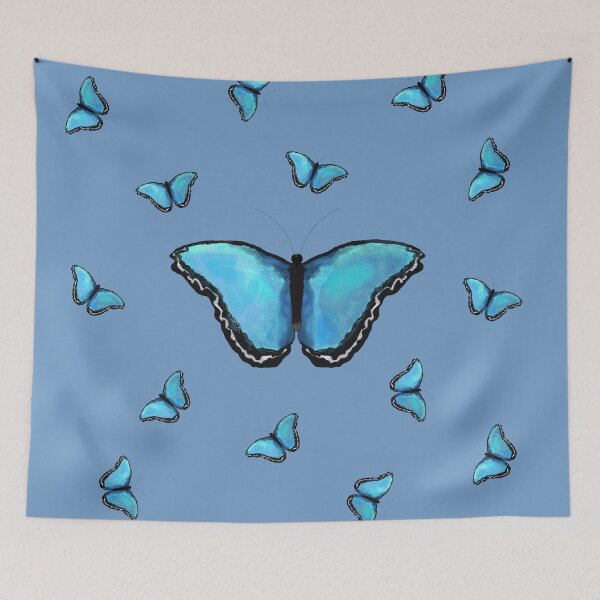 Item preview, Blue Butterfly Pattern designed and sold by designs-by-ann.