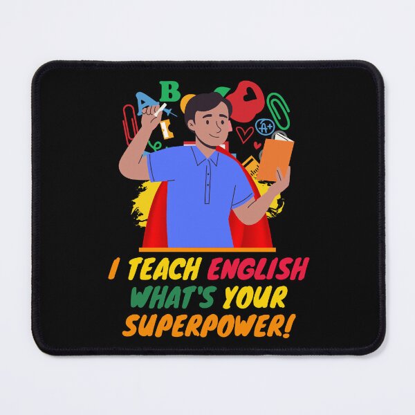 Item preview, I Teach English What's Your Superpower designed and sold by superteachers.