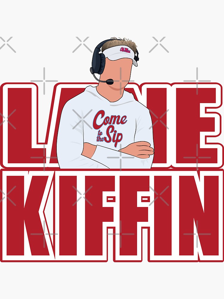 &ldquo;lane kiffin sip&rdquo; Sticker for Sale by sidali720 | Redbubble