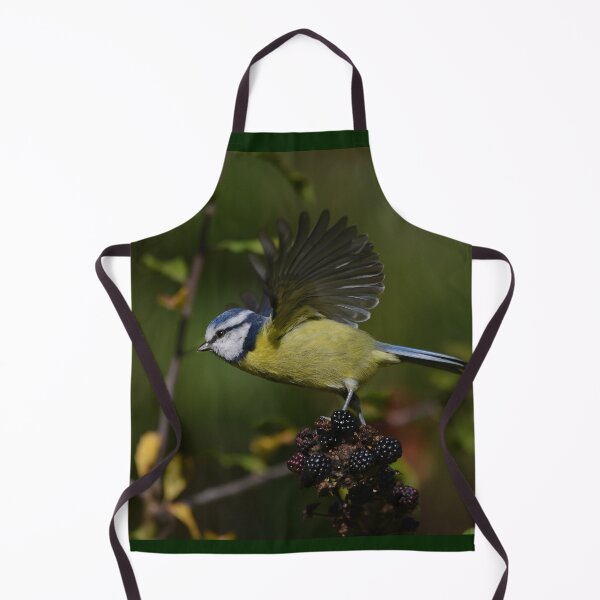 Item preview, Bluetit on the blackberries designed and sold by ClaireChown.