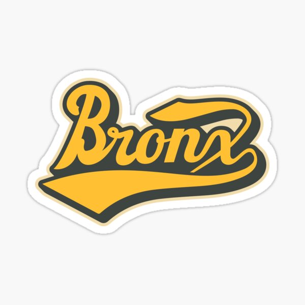"New York Bronx, New York Bronx lettering, Bronx logo" Sticker for Sale