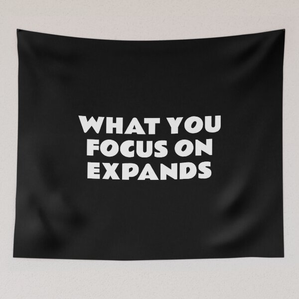 Item preview, WHAT YOU FOCUS ON EXPANDS best  motivational phrases designed and sold by Inspirationmotivation.