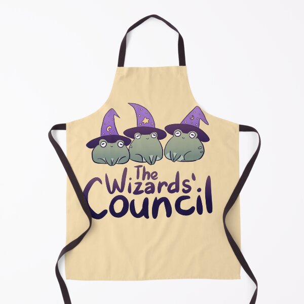Item preview, The wizard council - three cute little wizard frogs designed and sold by Yarafantasyart.