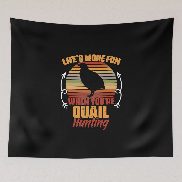 Item preview, Awesome Life's More Fun When You're Quail Hunting Vintage designed and sold by Nessshirts.