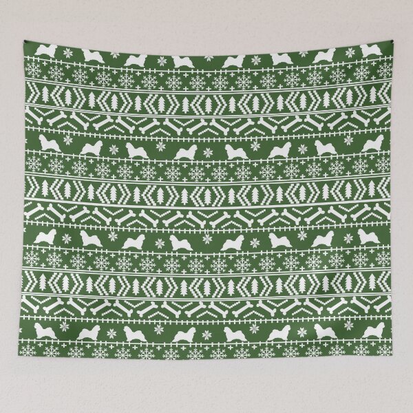 Item preview, Patrón de Navidad isla maltesa Navidad mínimo regalos de vacaciones de copos de nieve de raza de perro designed and sold by PetFriendly.