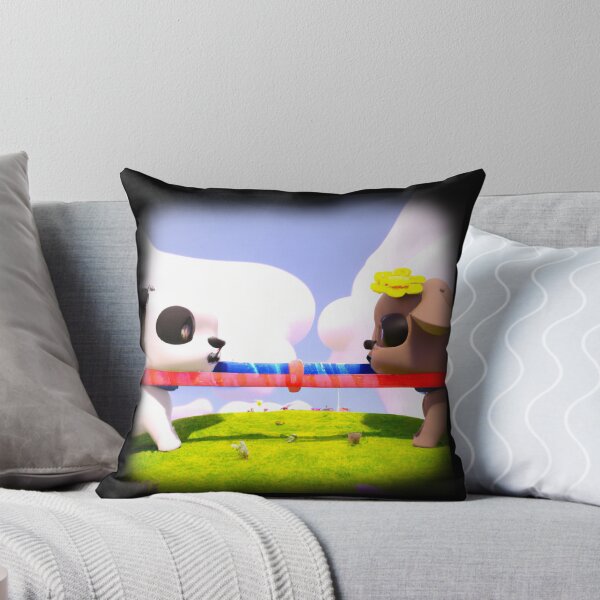 Item preview, Cute dogs tug of war cartoon-- 3D  designed and sold by glitchman2.