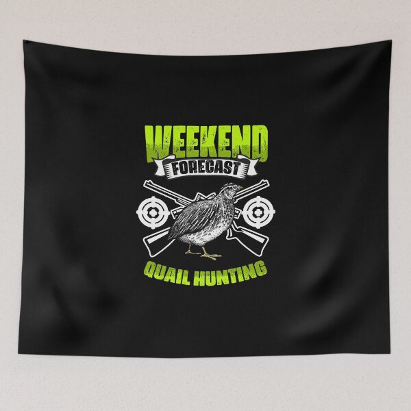 Item preview, Weekend Forecast Awesome Bobwhite Quail Hunting Quail Hunter designed and sold by Nessshirts.