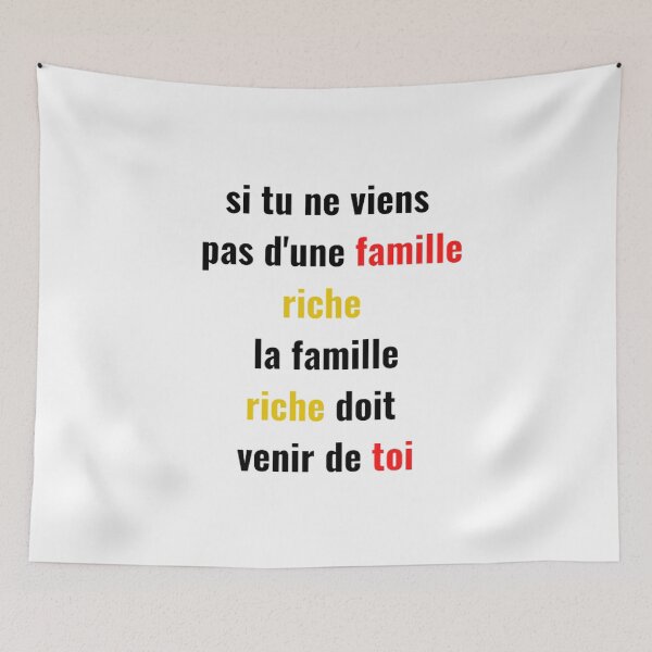 Item preview, If You Don't Come From A Rich Family The Rich Family Must Come From You designed and sold by printory.