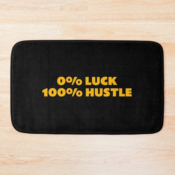 Item preview, Hard work motivational quotes  0% LUCK 100% HUSTLE   designed and sold by Inspirationmotivation.